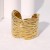 occidental style exaggerating personality Irregular width fashion high gilded wind stainless steel bangle