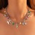 occidental style  surface Pearl Word chain necklace  high Alloyecklace set