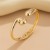occidental style  fashion surface Alloy bangle  wind drop geometryracelet set
