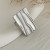 occidental style  fashion Irregular Alloyrings set ins wind Pearl flowers ring