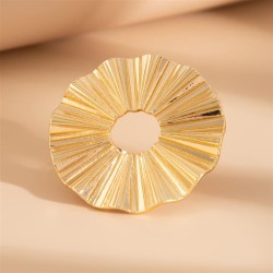 occidental style  wind hollow Round Alloy ring  mosaic Pearl flowersring set