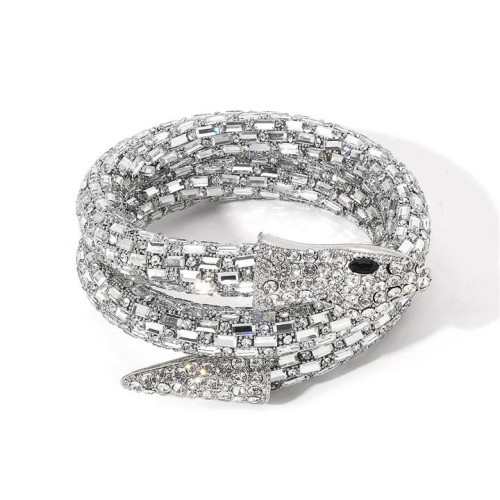  exaggerating fully-jewelled snake fashion bangle occidental style wind personality creative I