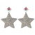 E exaggerating fully-jewelled Five-pointed star personality earring creative sweet samll earrings