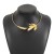 retro personality leaves necklace  occidental style chain opening Collar clavicle chain