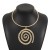 occidental style retro pendant Alloy necklace  exaggerating geometry Collar