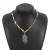 wind resin pendant necklace  occidental style retro chain splice clavicle necklace woman