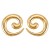 E occidental style fashion exaggerating earrings  temperament Metal wind same style samll Earring woman