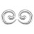 E occidental style fashion exaggerating earrings  temperament Metal wind same style samll Earring woman