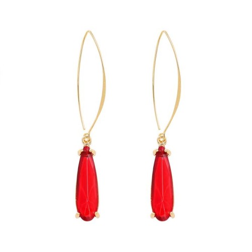 lady new long drop pendant earrings fashion earring Rhinestone Alloy