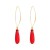 lady new long drop pendant earrings fashion earring Rhinestone Alloy