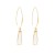 lady new long drop pendant earrings fashion earring Rhinestone Alloy