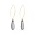 lady new long drop pendant earrings fashion earring Rhinestone Alloy