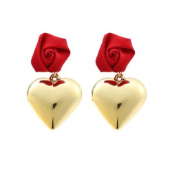  rose Alloy love earring romantic lady day earrings