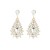  geometry luxurious Earring drop hollow splice color crystal earring occidental style retro Alloy diamond earr