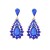  geometry luxurious Earring drop hollow splice color crystal earring occidental style retro Alloy diamond earr