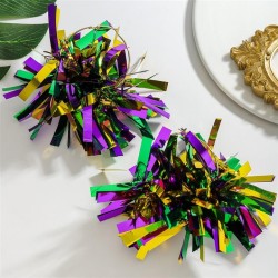 occidental style personality brilliant Colorful flower tassel earrings cirque ..