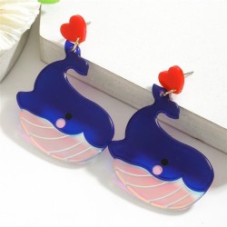 cartoon wind love earring animal plates earrings