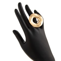 occidental style Irregular Metal cirque ring  personalityins wind high