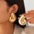 occidental styleins wind Irregular Metal ear stud  personality geometry pattern Earringearrings