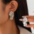 occidental styleins wind Irregular Metal ear stud  personality geometry pattern Earringearrings