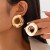 occidental styleins wind Irregular Metal ear stud  personality geometry pattern Earringearrings