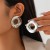 occidental styleins wind Irregular Metal ear stud  personality geometry pattern Earringearrings