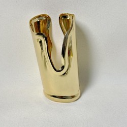  occidental style Metal surface Irregular opening big bangle fashion high tren..