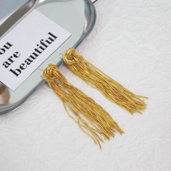  big same style super long tassel earrings woman occidental style exaggerating..