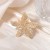 occidental style brief fashion retro Alloy flowers woman personality Metal textured flowers ring