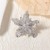 occidental style brief fashion retro Alloy flowers woman personality Metal textured flowers ring