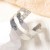  Irregular high hollow personality Metal Double layer opening lady bangle brief all-Purpose