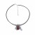  brief fashion trend retro black Alloy animal pendant rope all-Purpose necklace day lady style