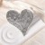  personality retro trend fashion exaggerating Alloy big Peach heart love ring fashion classic style