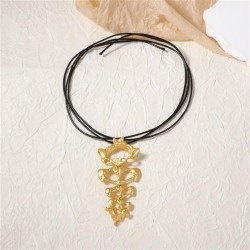  fashion personality creative shape Alloy pendant lady long necklace