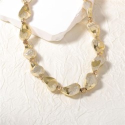  personality retro brief fashion Irregular geometry layer necklace all-Purpose..