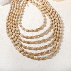  exaggerating wind samll multilayer beads leisure all-Purpose necklace trend S..