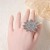  fashion brief Alloy sun flower ring personality samll trend all-Purpose leisure day woman style
