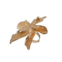 occidental style wind exaggerating flowers fashion brief wind ring temperament..