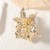 occidental style exaggerating fashion personality trend Alloy big flowers opening ring brief samll all-Purpose S