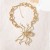 ( Gold) personality exaggerating high Alloy spider pendant chain necklace all-Purpose brief fashion style