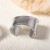 occidental style fashion briefins wind Metal opening geometry annular wind bangle