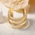  fashion brief wind samll Metal Irregular annular opening lady all-Purpose bangle
