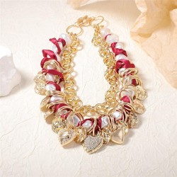  occidental style exaggerating personality Street Snap trend unique multilayer..