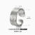 occidental style fashion stainless steel pattern ring woman retro Bohemia fashion gold titanium steel ring