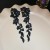 silver occidental style flowers tassel ear stud fashion temperament earrings woman samll personali