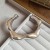  Irregular opening bangle occidental style samll personality fashion temperament high