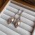 silver Metal drop ear stud samll personality earrings woman fashion temperament Earring high