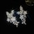 super diamond butterfly flowers Ear clip high samll earrings fashion temperament Earring