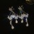 super diamond butterfly flowers Ear clip high samll earrings fashion temperament Earring