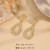 occidental styleins brief drop earrings personality exaggerating square earrings high samll retro e